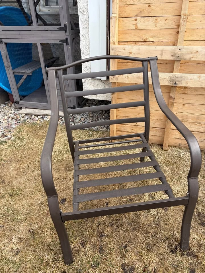 Powder Coated Steel 3pc Patio Set - photo 3