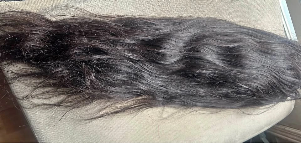 28 inches human hair half wig
