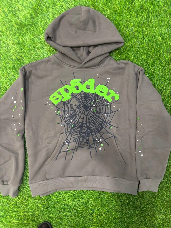 Sp5der Slate Grey Hoodie - Medium - photo 2