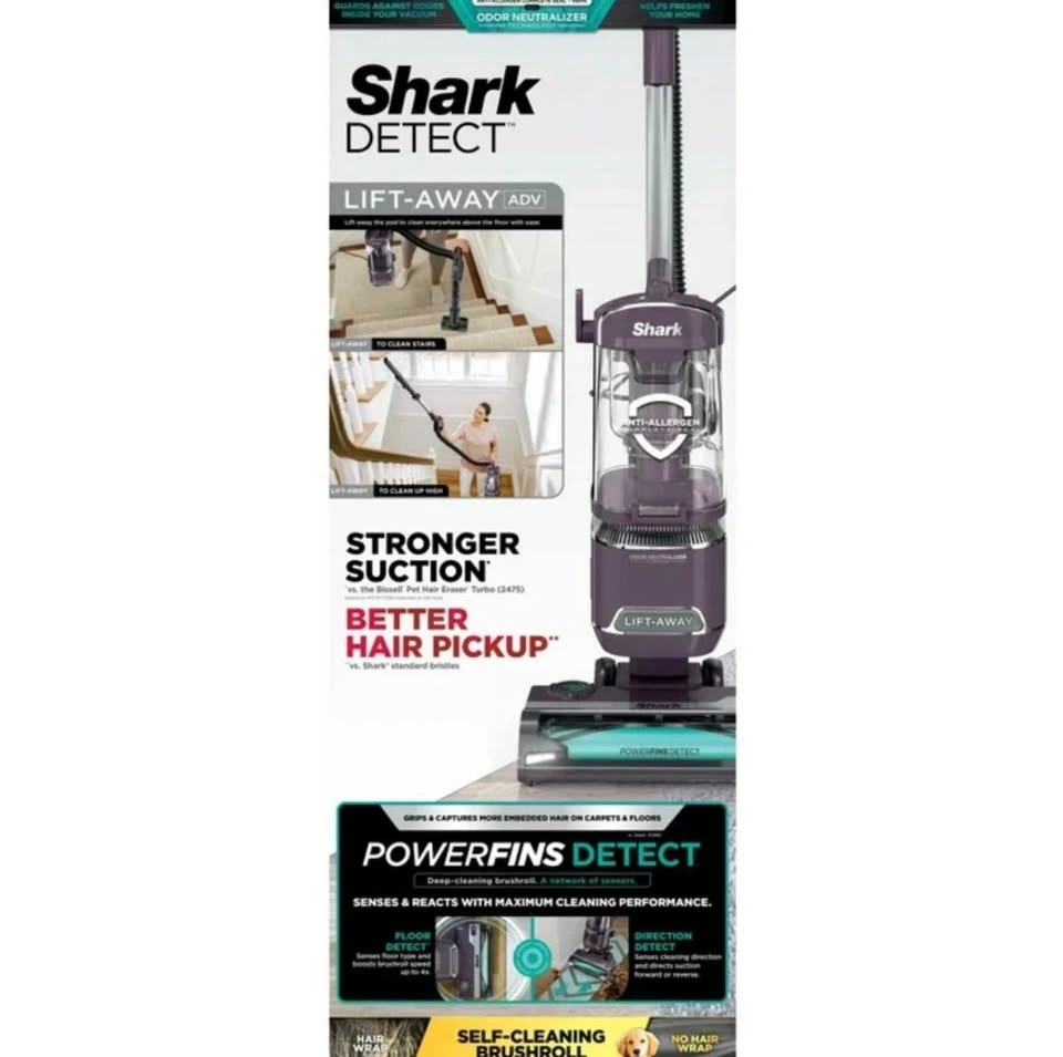 BRAND NEW Shark Detect Lift Away ADV Upright Vacuum LA490 Pet Fr - photo 2