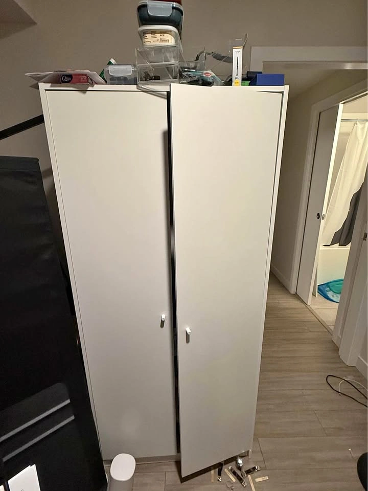 IKEA white closet