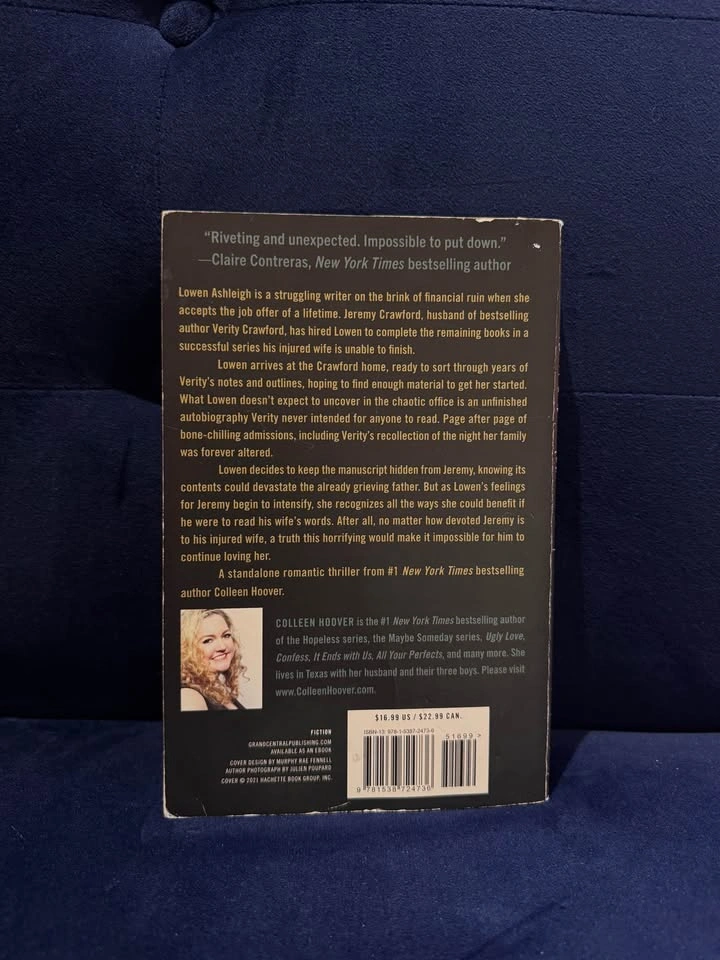 Verity - Colleen Hoover - photo 2