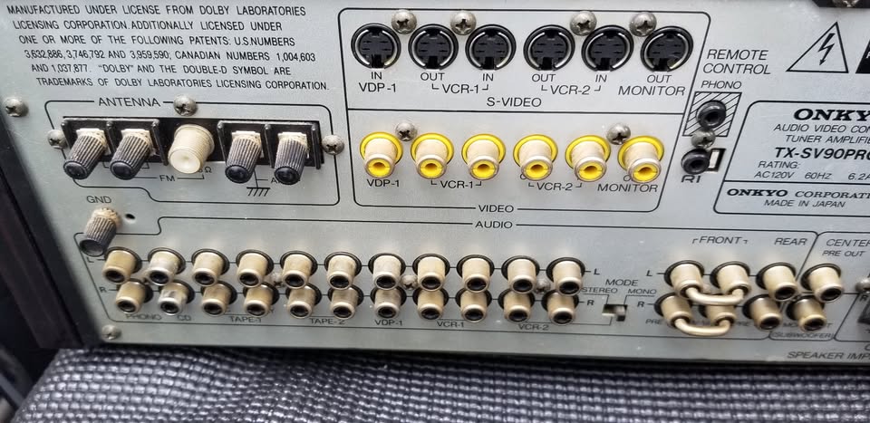 Onkyo receiver Tx sv90 pro 1998 - Black Japan - photo 4