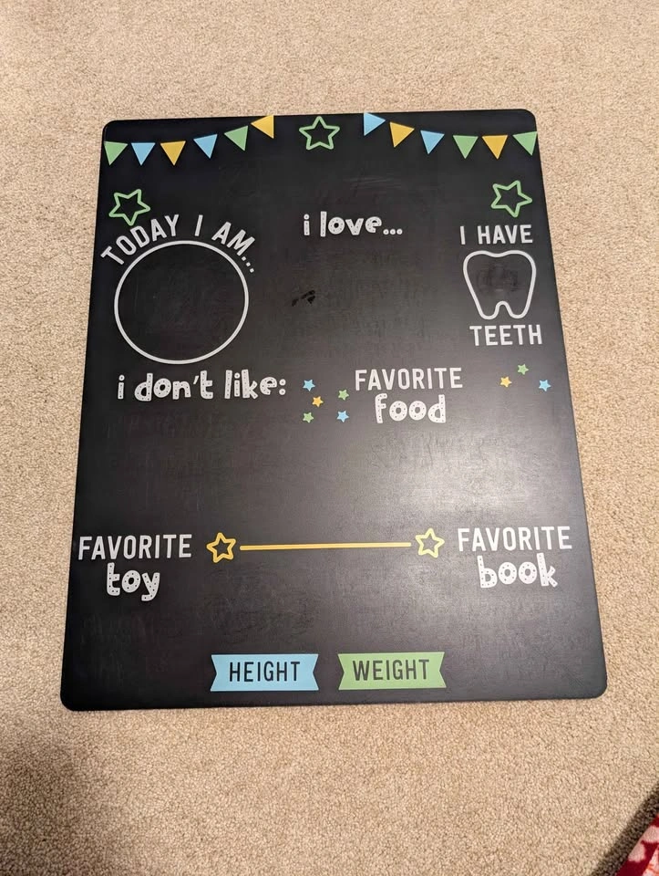 Rare Baby Highlights Chalkboard - photo 2