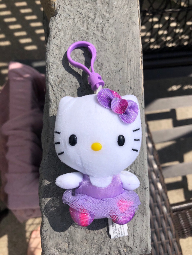 Hello kitty Ty keychain clip
