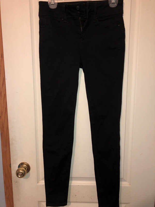 Bootlegger black skinny jeans 25W