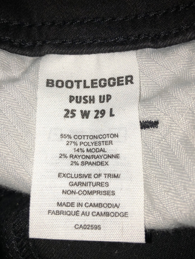 Bootlegger black skinny jeans 25W - photo 2