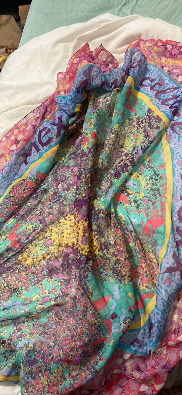 Rainbow scarf
