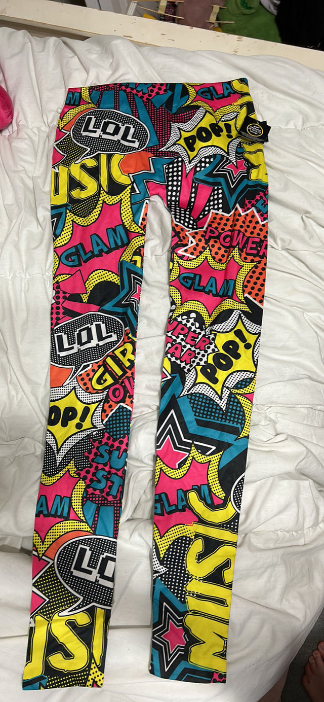 Comic book girls leggings