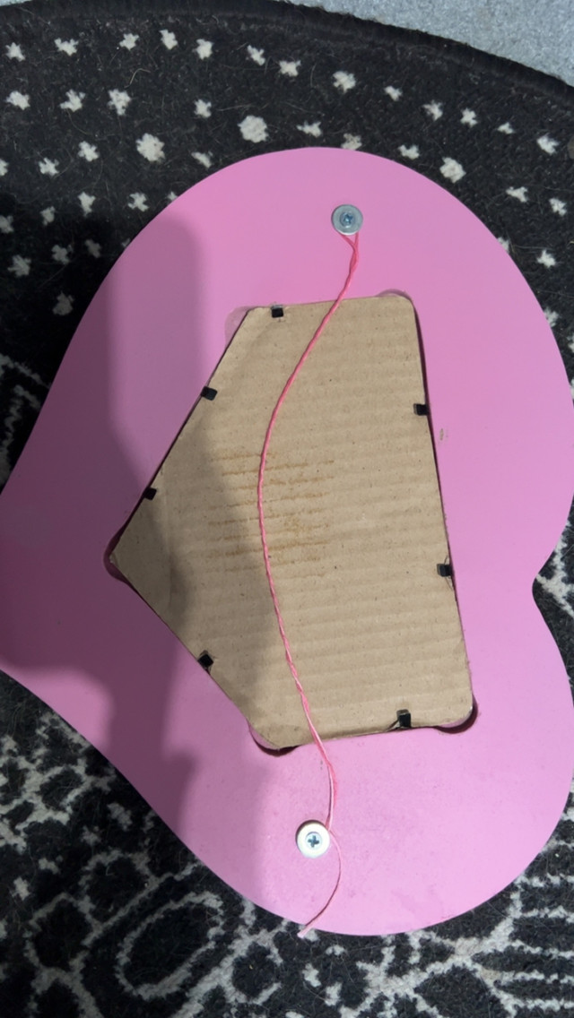 Pink heart wall picture frame - photo 3