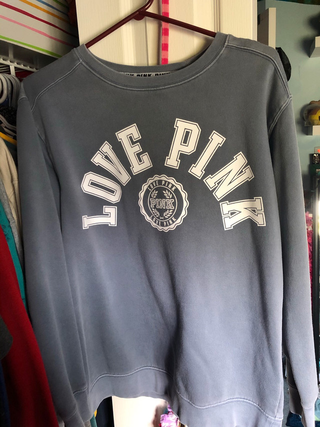 Victoria’s Secret pink crewneck sweater