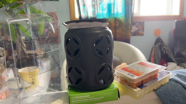 Wax warmer with waxes