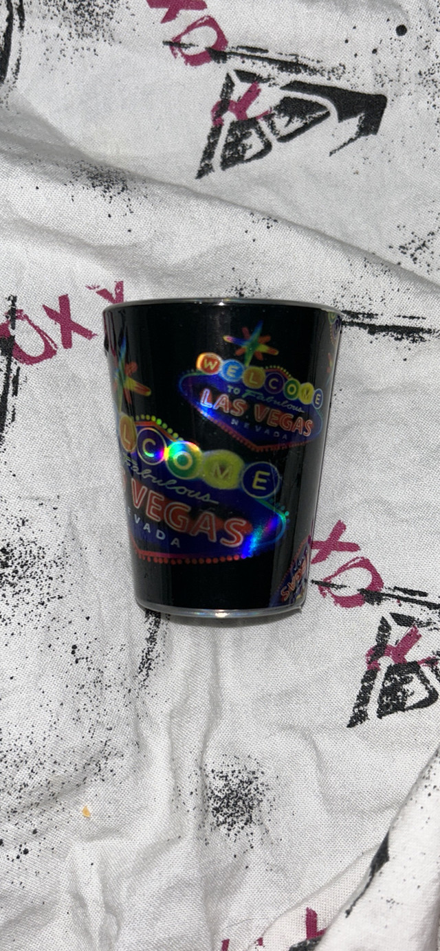 Las Vegas shot glass