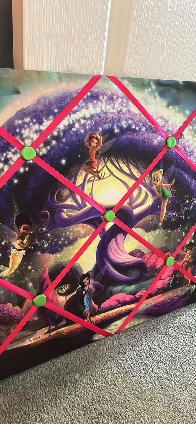 Disney pixie hollow tinkerbell wall memo board - photo 2