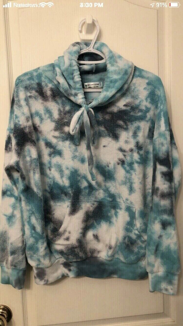 Blue tie dye soft serve hoodie - photo 2