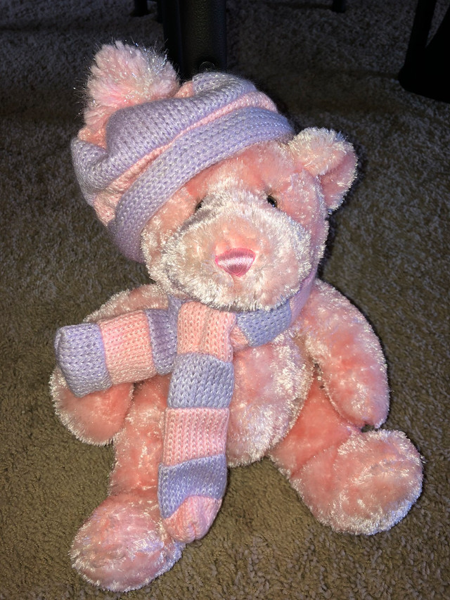Pink & purple teddy bear - photo 2
