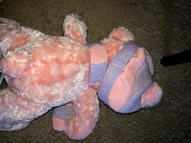 Pink & purple teddy bear - photo 3