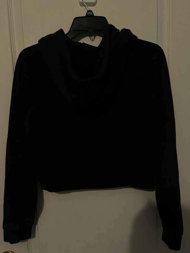 Adidas black crop hoodie - photo 3