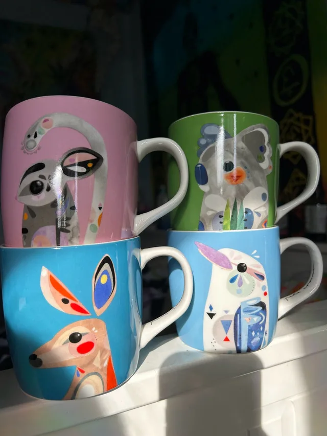 Animal mugs