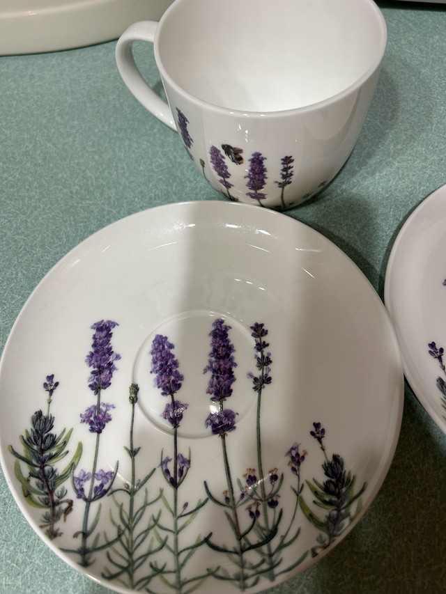 Ashdene lavender tea cup and plates - photo 2