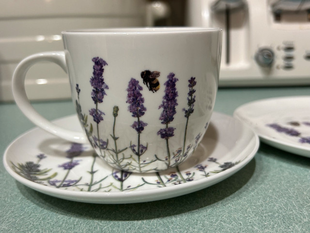 Ashdene lavender tea cup and plates - photo 5