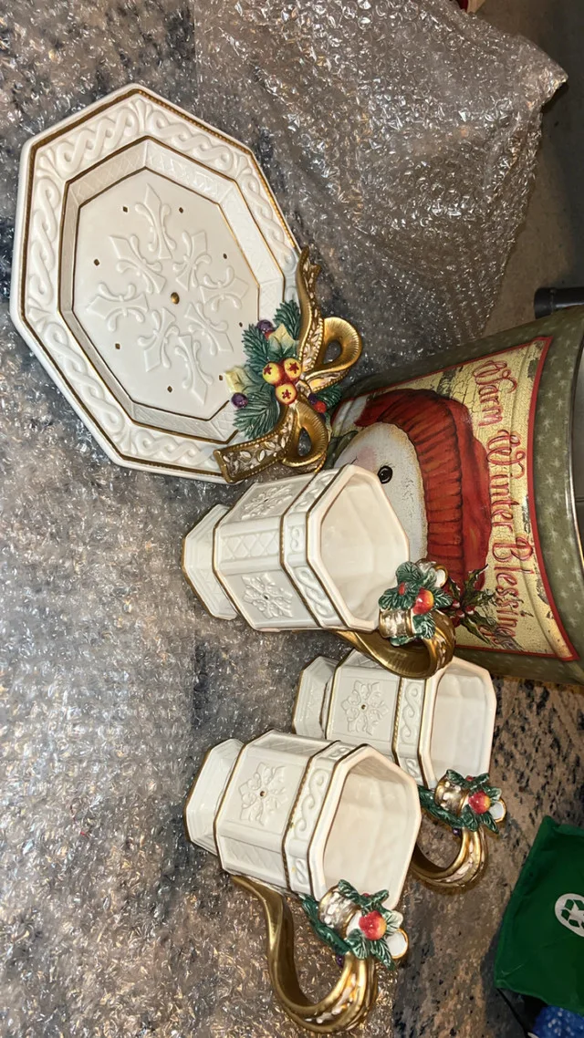 Fitz and Floyd christmas handcrafted china