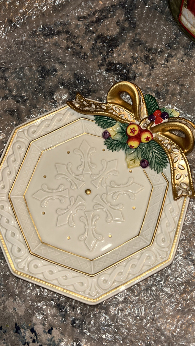 Fitz and Floyd christmas handcrafted china - photo 2