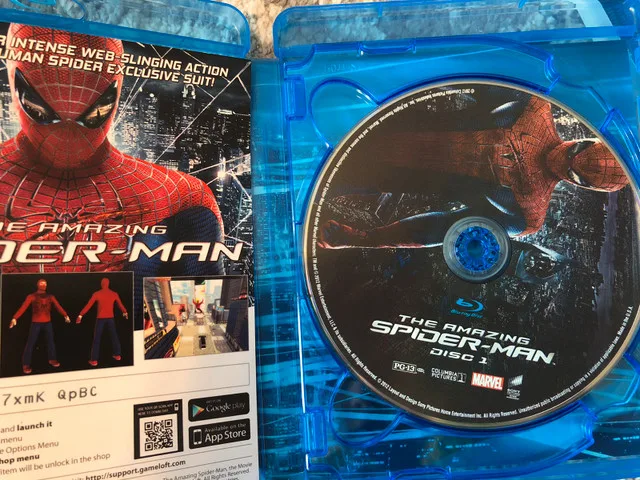 The amazing Spider-Man DVD combo pack image indicator(2)