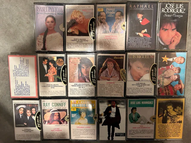 Spanish Music Cassette Tapes