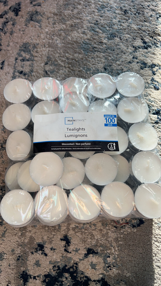 100 tealight candles