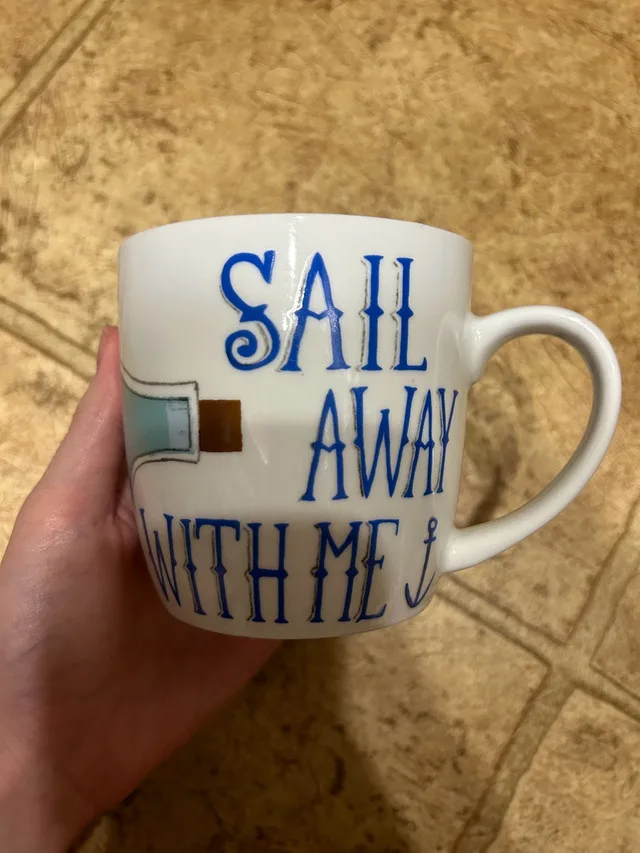 Sailboat mug