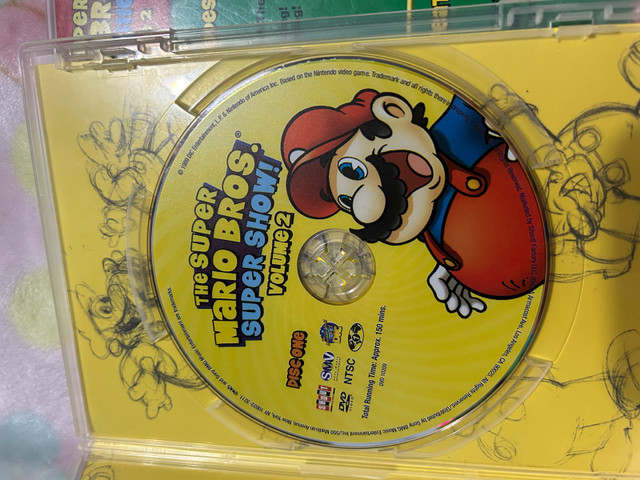 The super Mario Bros super show DVDs - photo 3