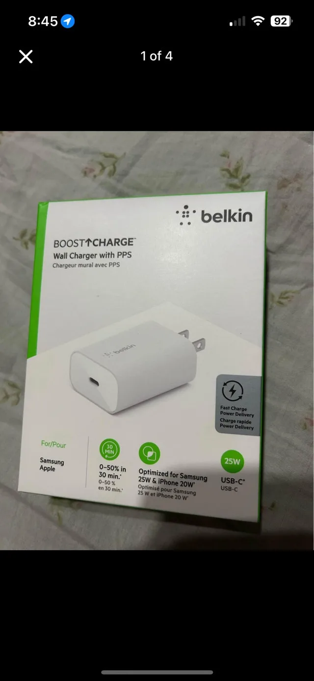 Belkin boost charge wall charger block