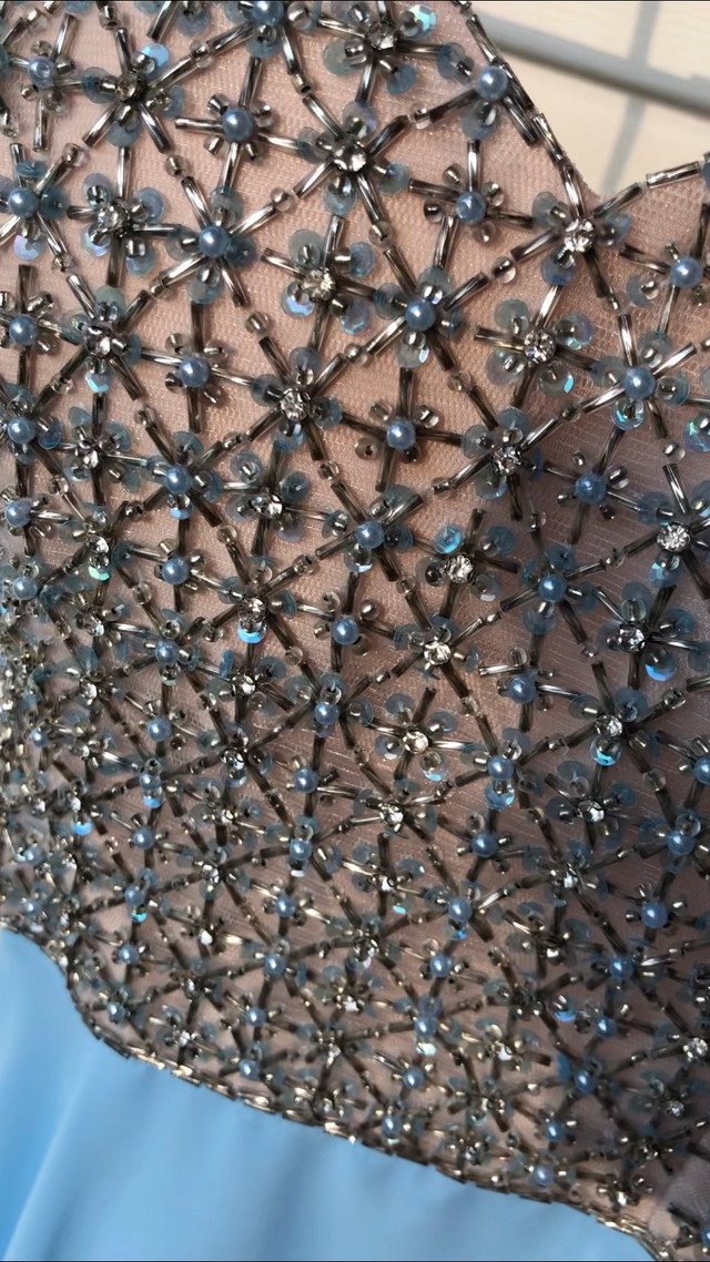 Periwinkle grad dress - photo 5