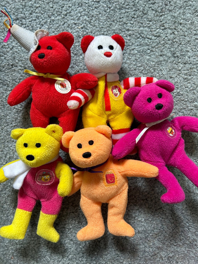 Mcdonalds Ty teenie beanie babies bears