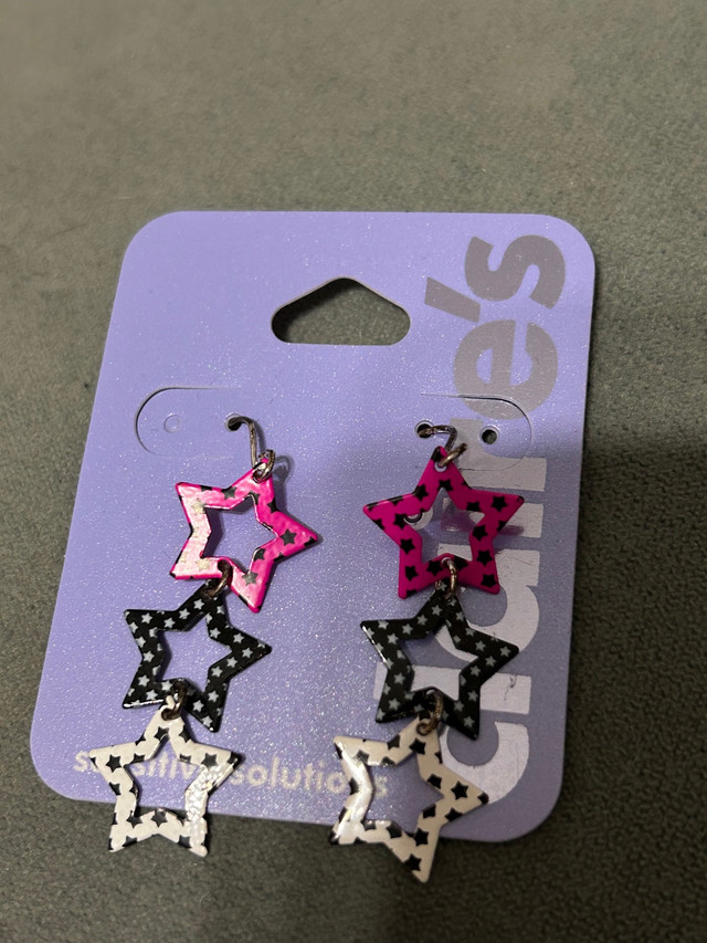 Claire’s star earrings