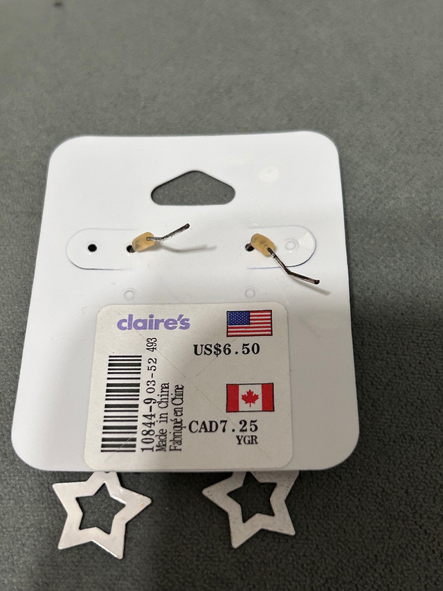 Claire’s star earrings - photo 2