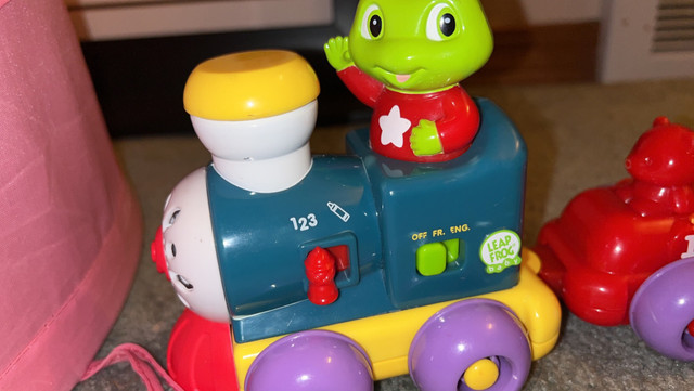 Leap frog magnetic number train set - photo 2