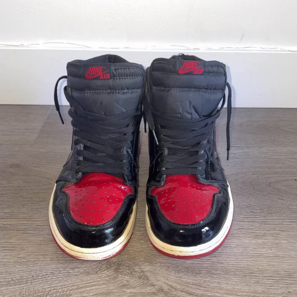 Air Jordan 1 Retro High OG Patent Bred - photo 2