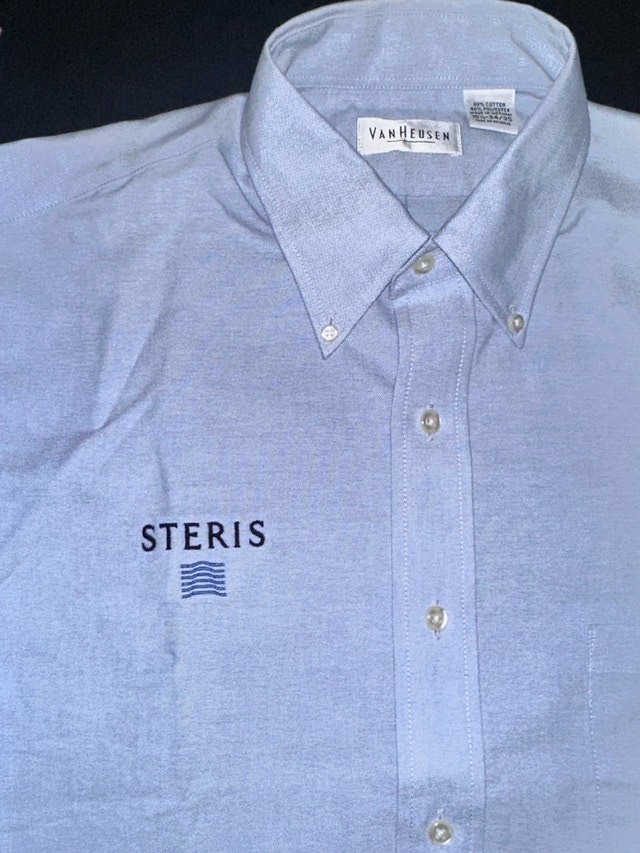 Van Heusen Men's Light Blue Button Up Shirt - Large - photo 3