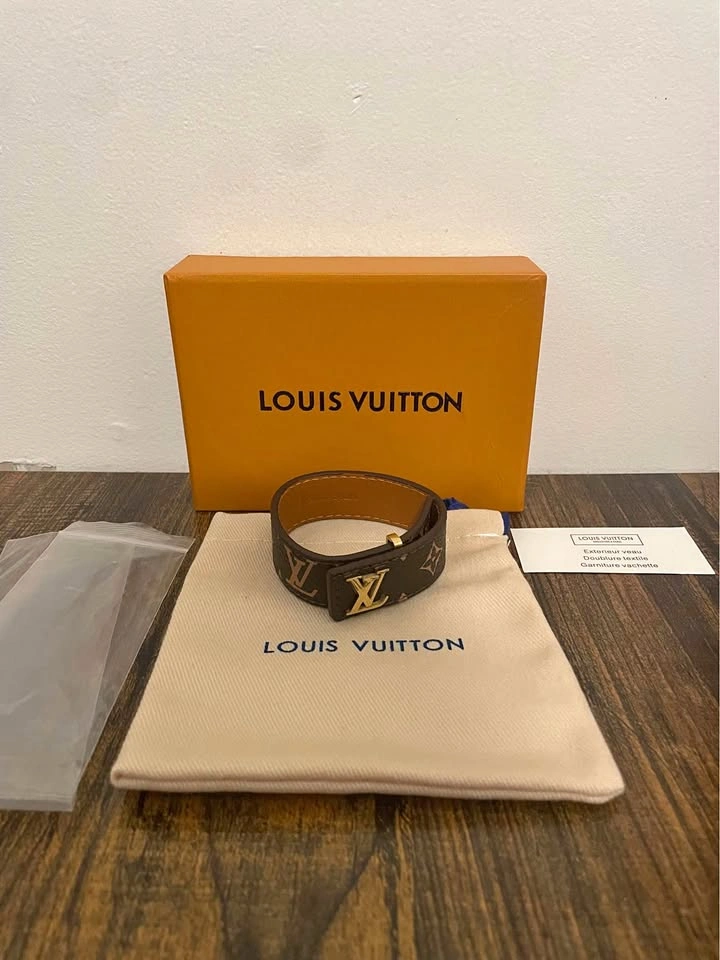 Louis Vuitton Gold Brown Bracelet Price is Negotiable