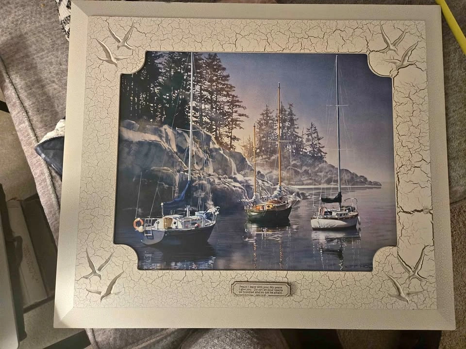 Framed "Mornings Promise" Art Print by Kiff Holland