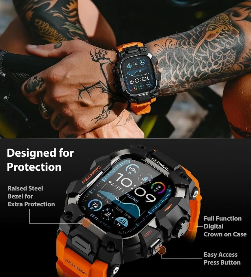 Rugged Case w/ Strap for Apple Watch Ultra (49mm) - photo 2