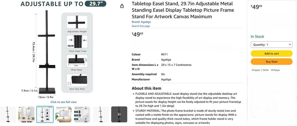 Tabletop Easel Stand - photo 2