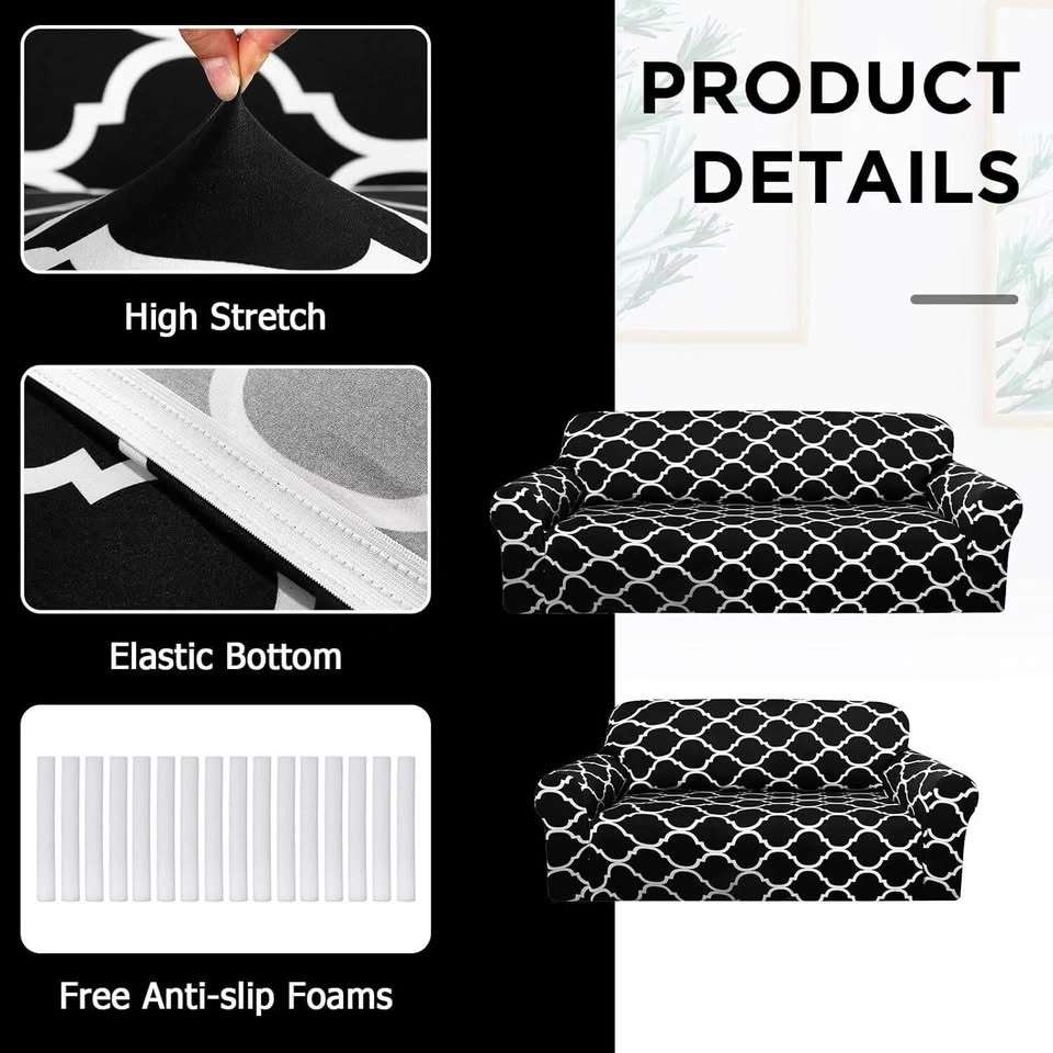 2 Pcs Couch Cover Set (Loveseat & Couch) - photo 3