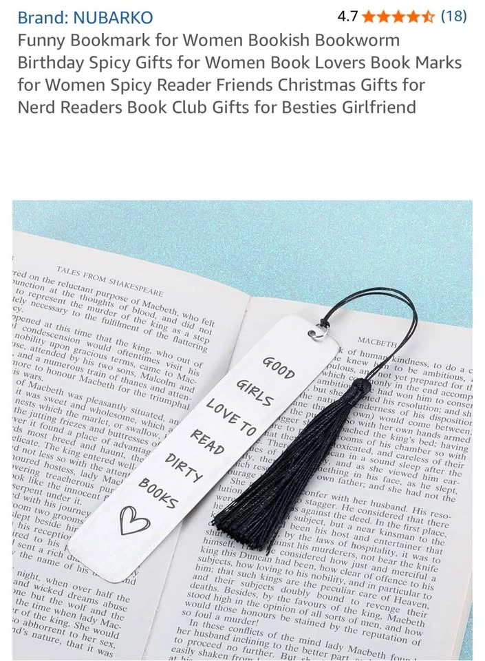 Funny Bookmark for Women - photo 2