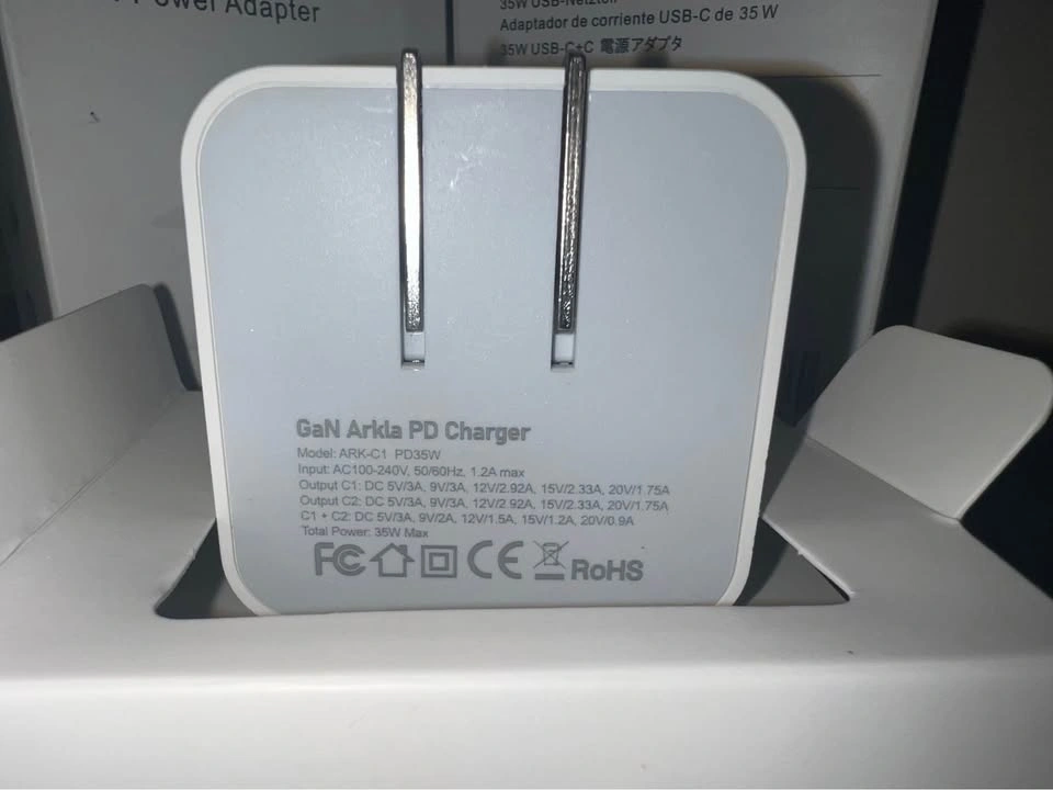 35W Power Adapter (USB-C+C) - photo 3