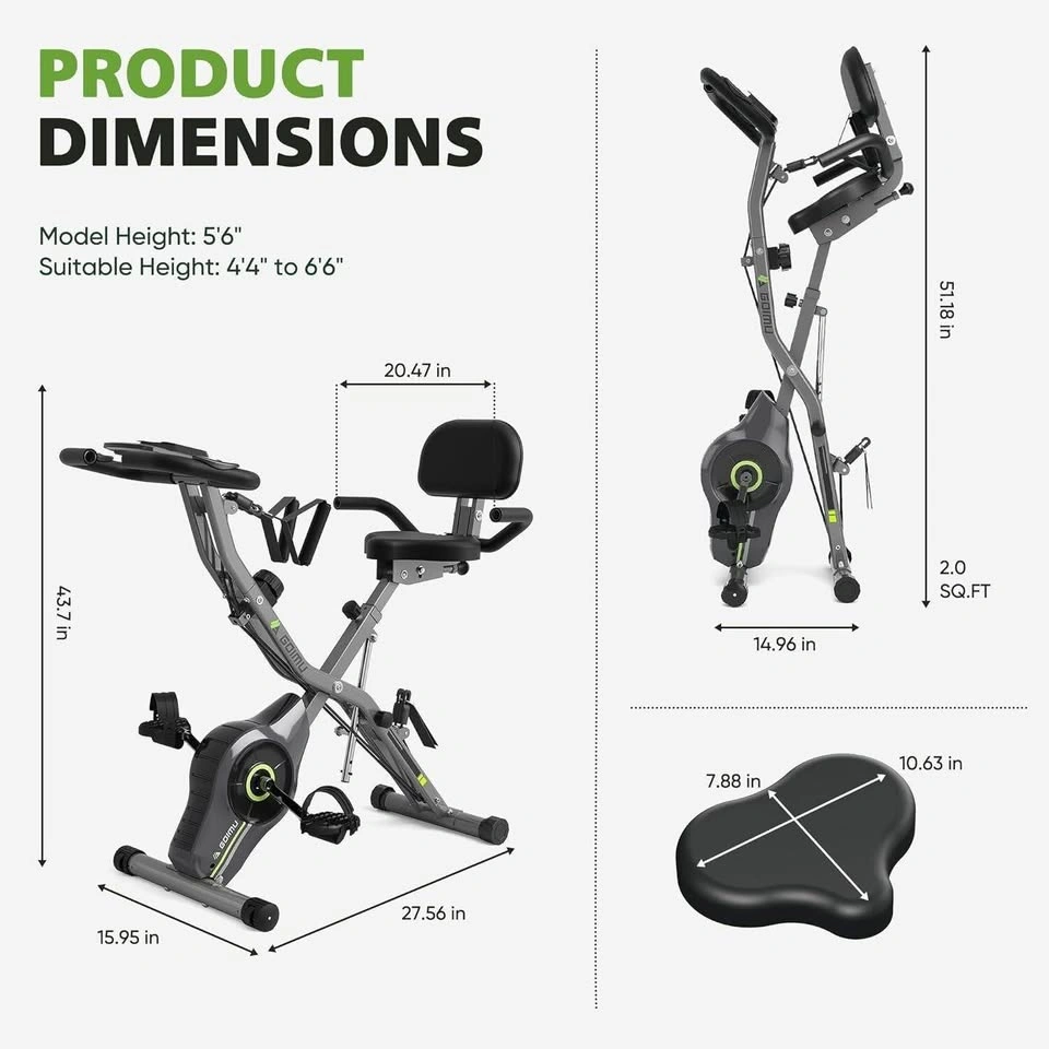 NEW 5 in 1 Folding Exercise Bike - photo 2
