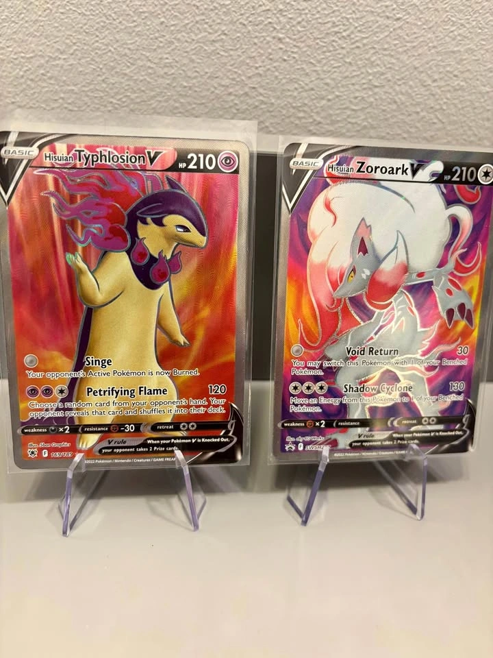 MINT Pokemon Pair - Hisuian Typhlosion & Zoroark