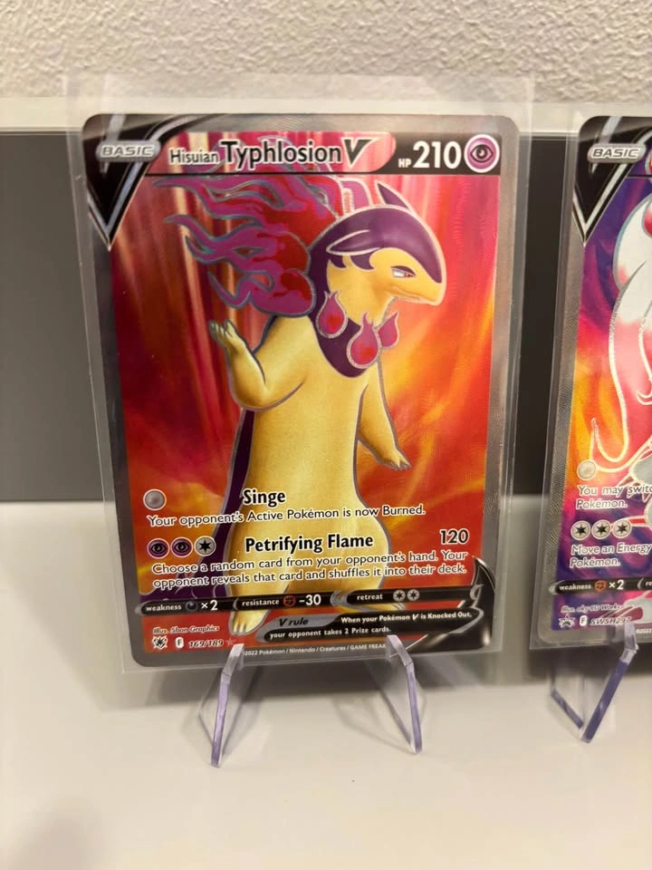 MINT Pokemon Pair - Hisuian Typhlosion & Zoroark - photo 2